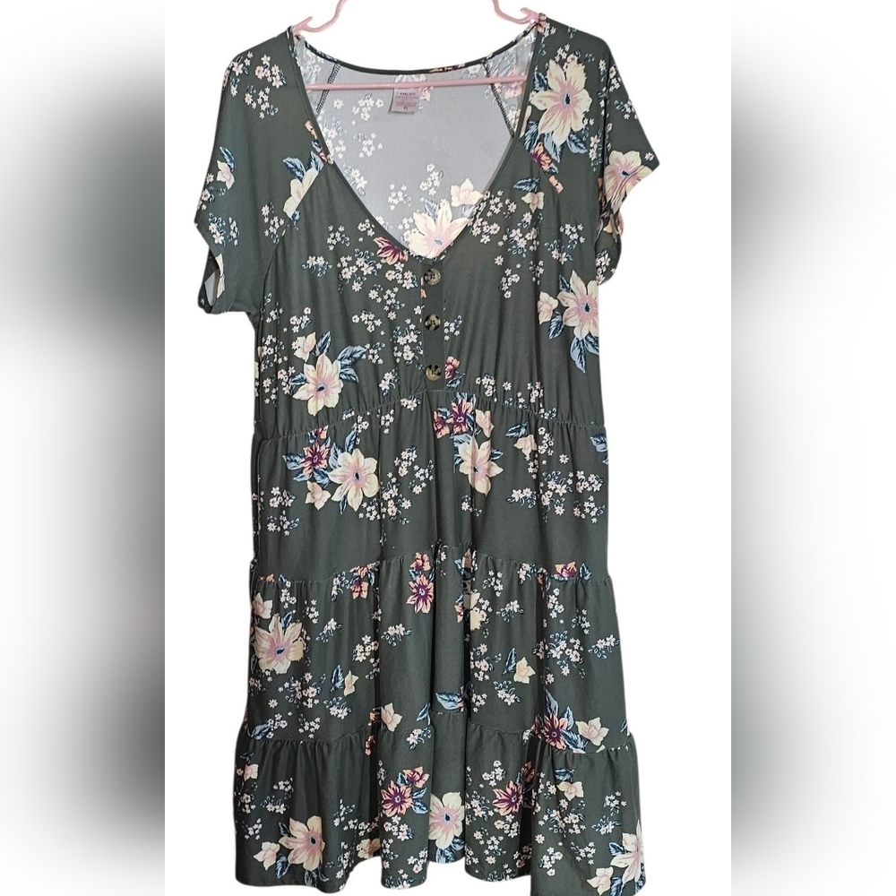 No Boundaries 21 Women's Juniors Floral Flower Dress